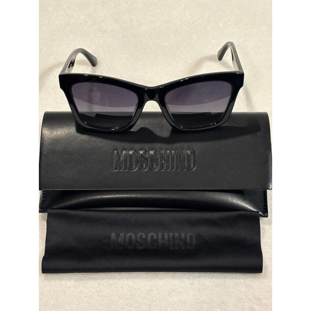 Brand New Moschino Black Cat Eye Sunglasses